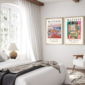 Set of 2 Henri Matisse Posters, the Open Window Poster, View of ...