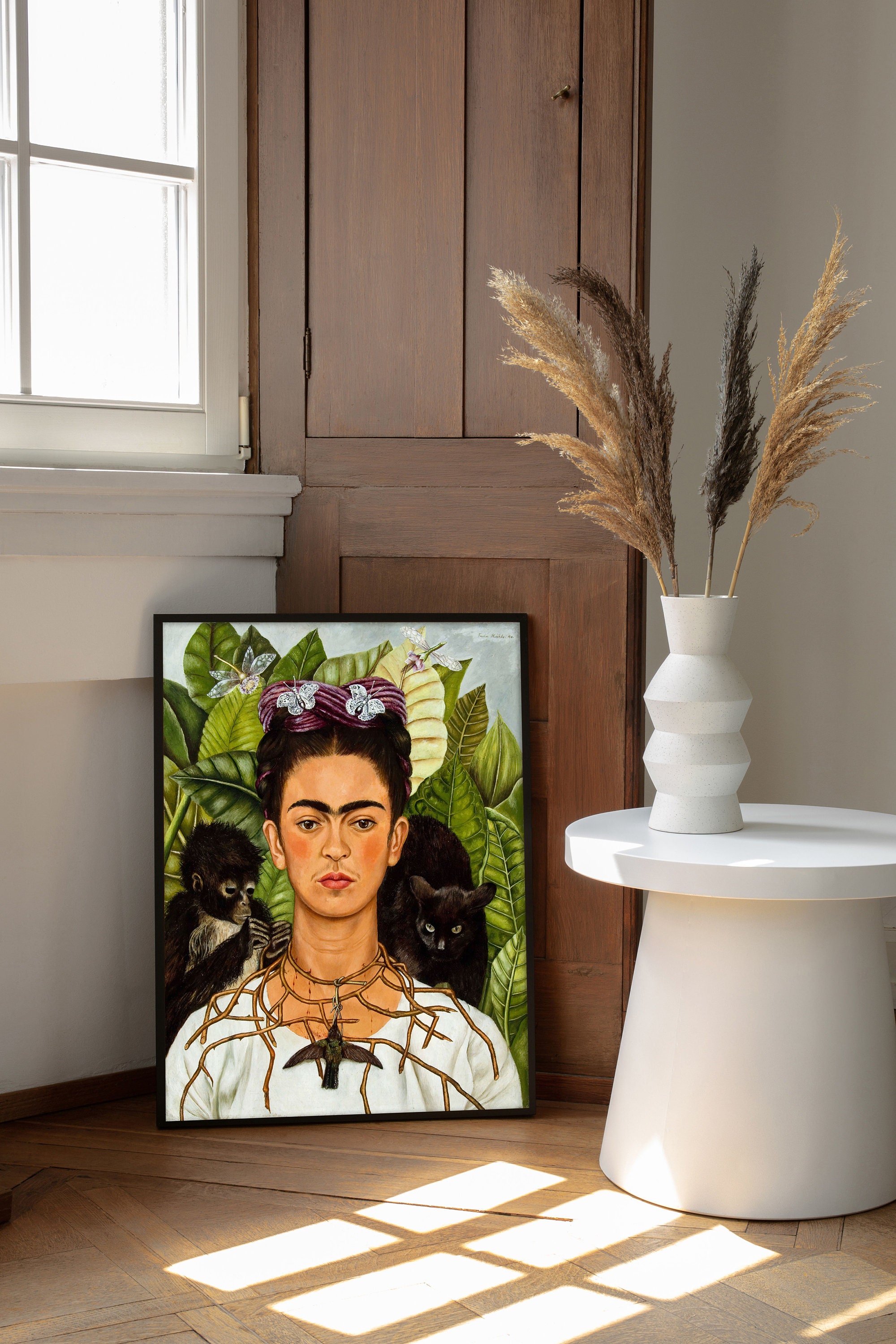Rare Frida Kahlo Self-portrait With Thorn Print Vintage Frida - Etsy