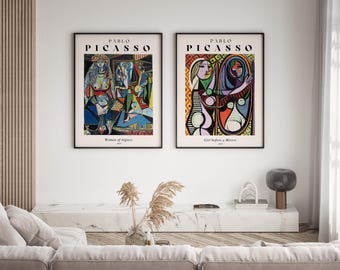 SET OF 2 Pablo Picasso Exhibition Posters, Pablo Picasso