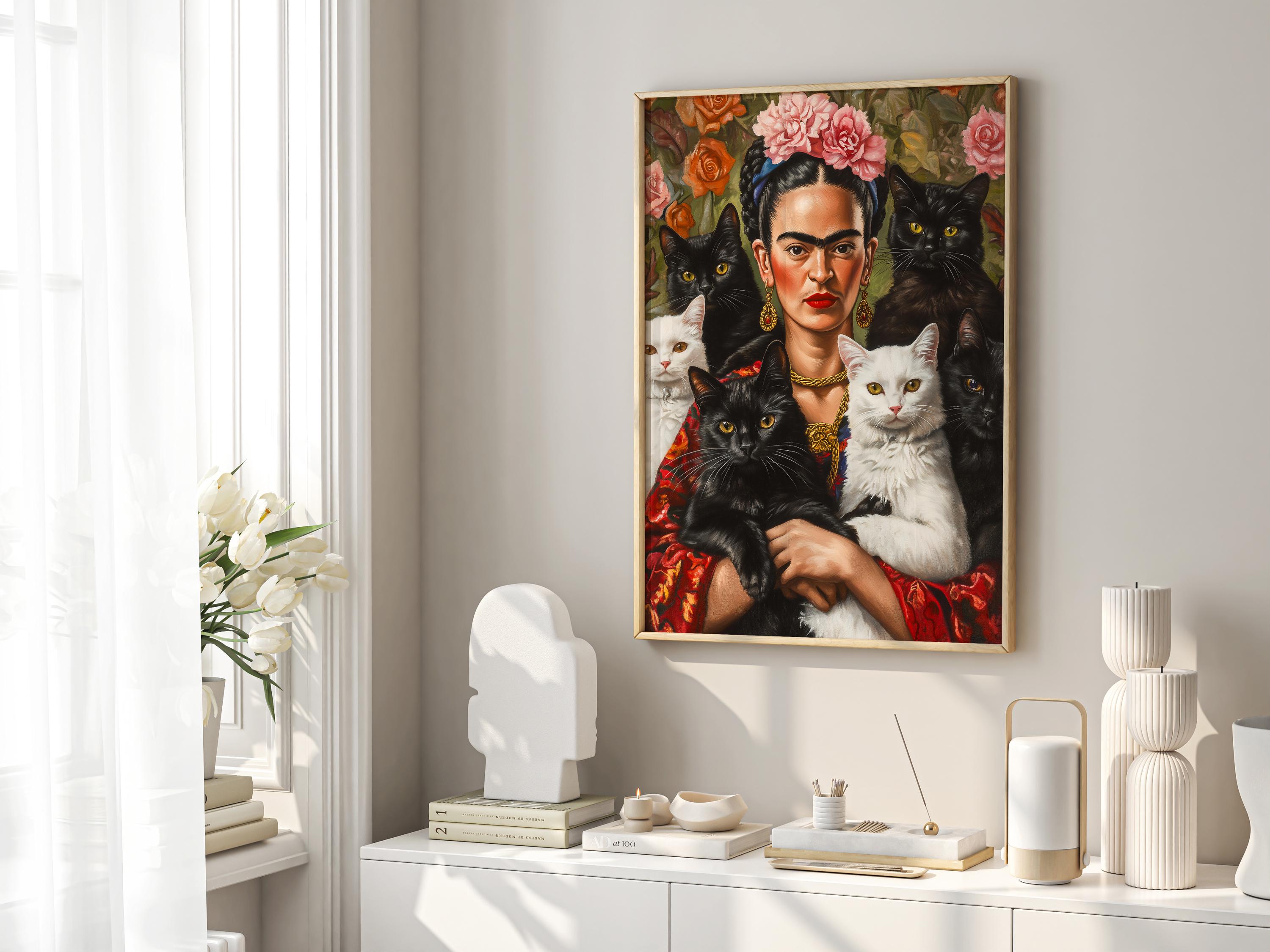 Een Beeld Van Frida Kahlo Die Een Sigaret - KUNST Rookt - KUNSTENAAR Redactionele Stock
