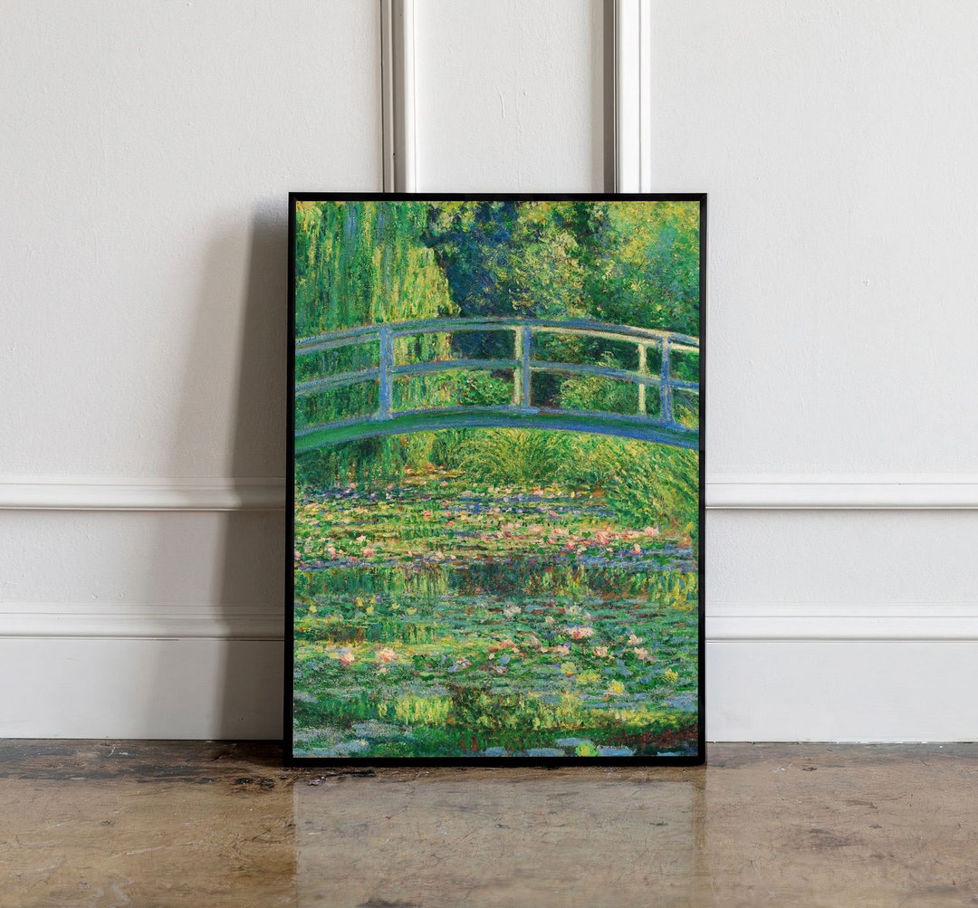 Water Lily Pond by Claude Monet Exhibition Poster Monet Etsy