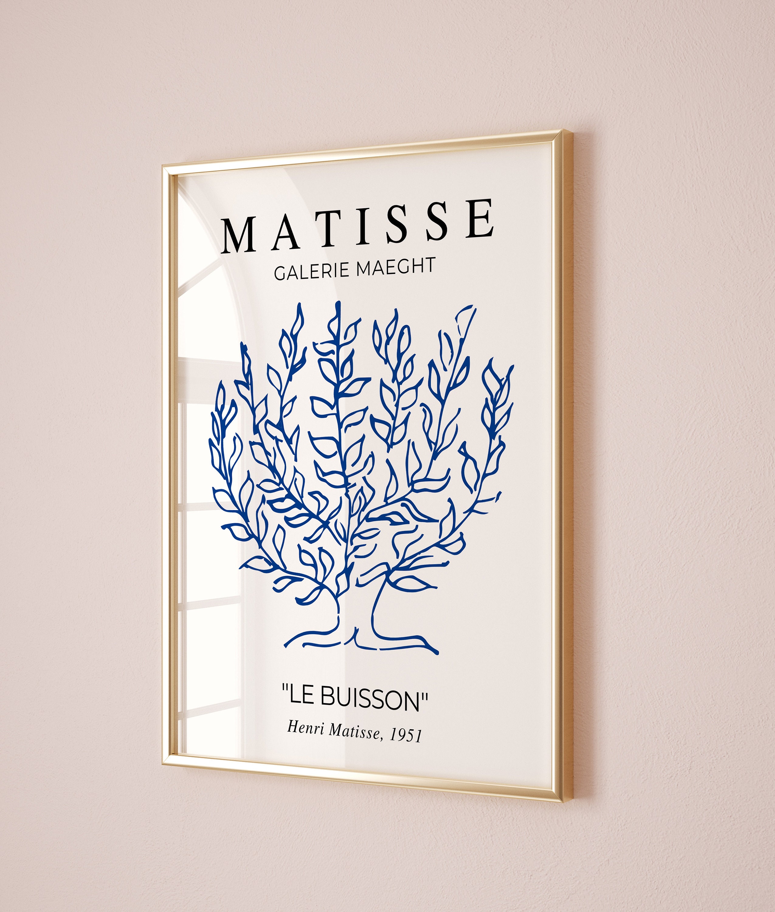 Henri Matisse Le Buisson Poster, Henri Matisse Wall Art, Henri