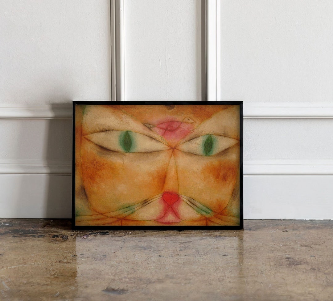 Paul Klee Cat and Bird (1928) Print, Paul Klee Poster, Paul Klee Art ...