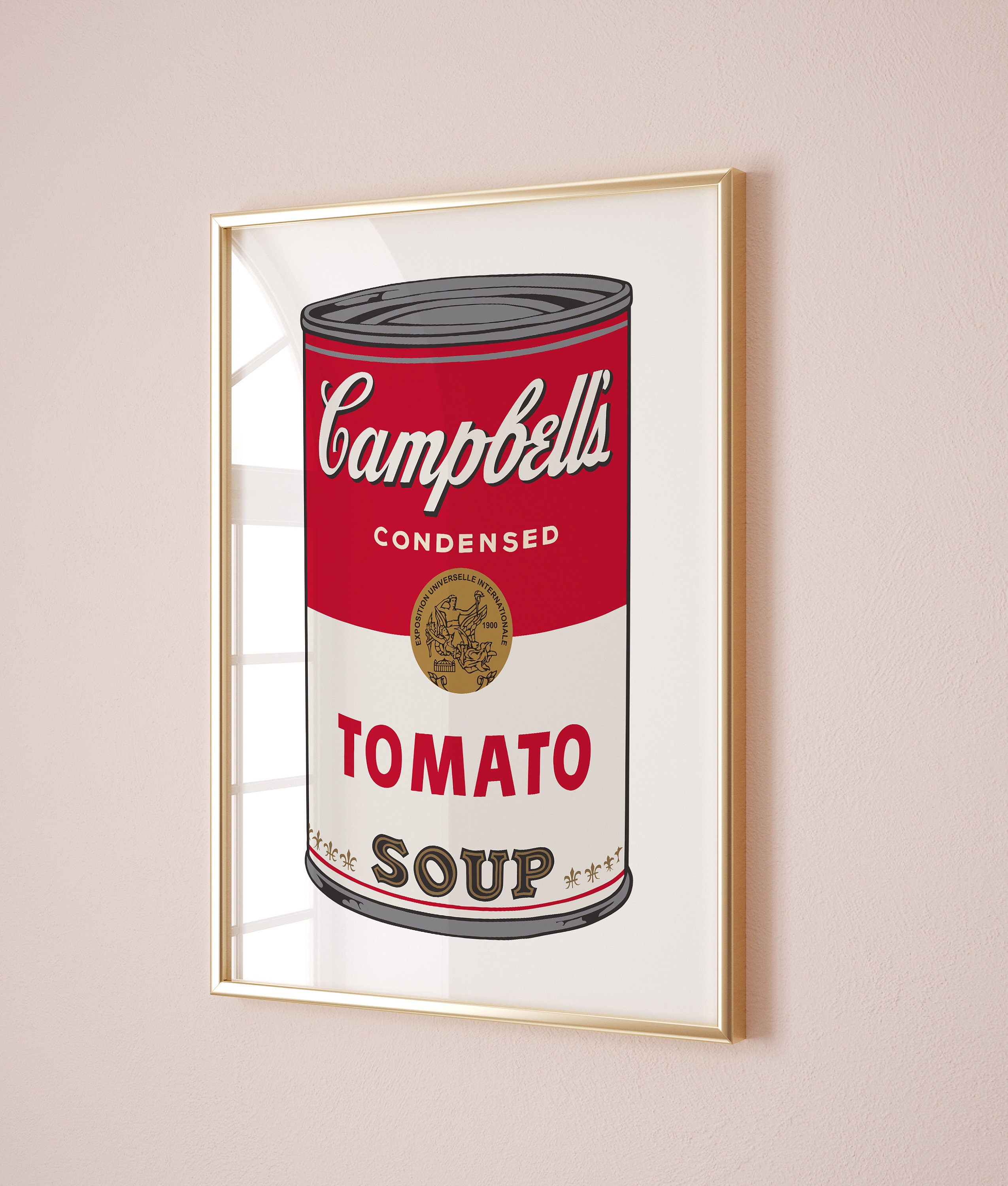特別額装マット作品/Campbell Soup I Tomato/ウォーホル 特別額装マット作品/Campbell Soup I Tomato/ウォーホル