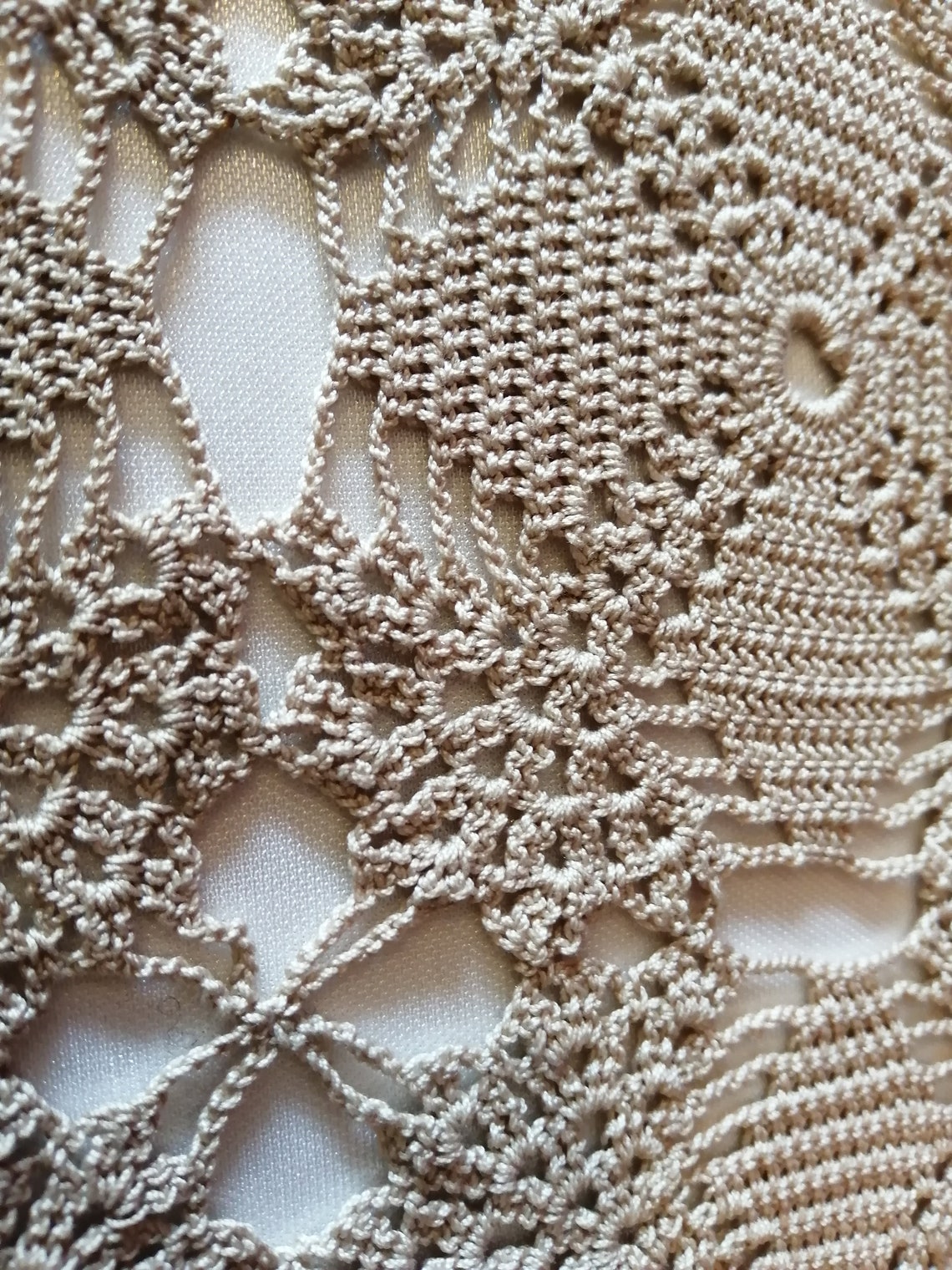 Vintage tığ işi dantelden el örgüsü tek kişilik yatak örtüsü Etsy