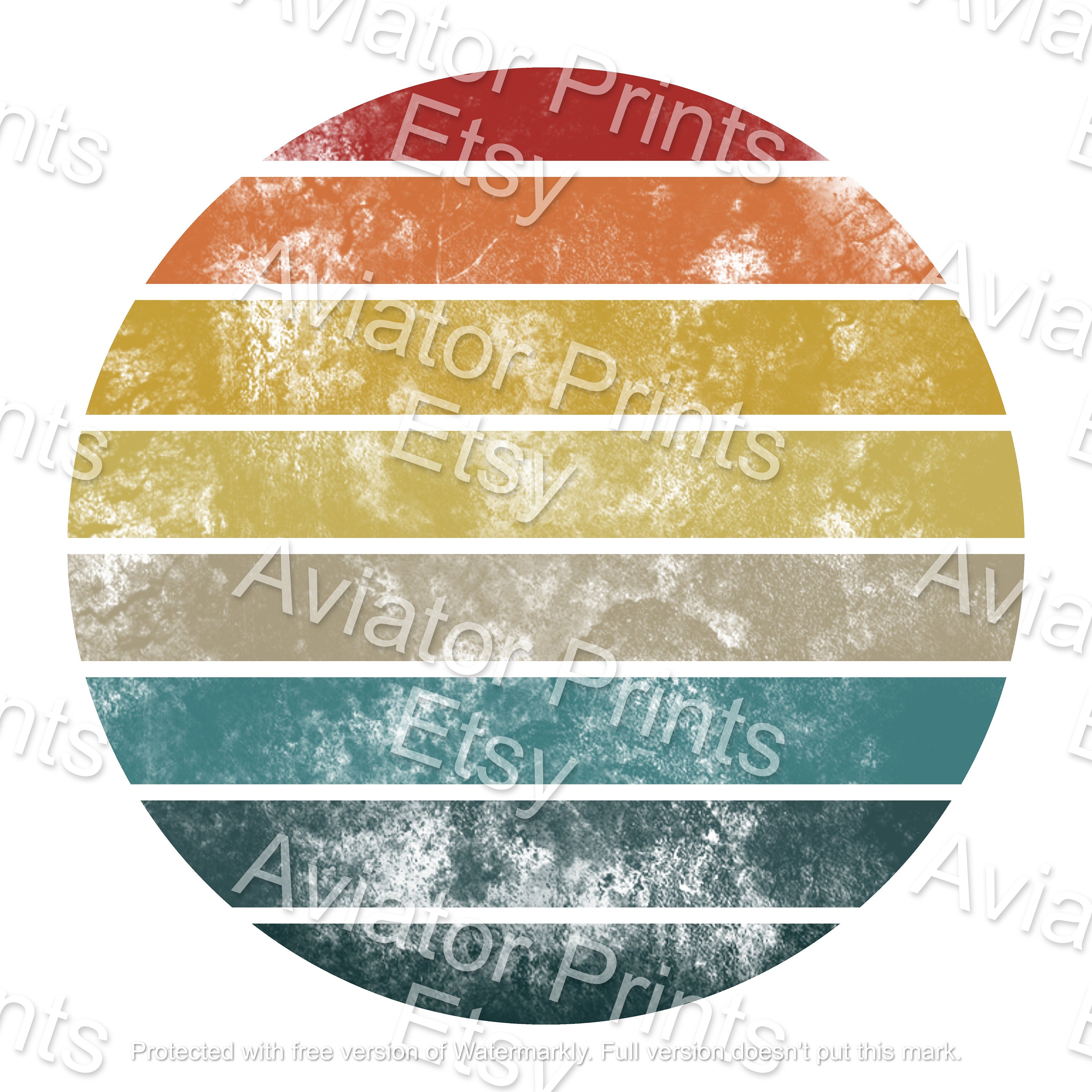 Download Retro Sun Svg Colored Sun Vector Grunge Sunset Svg Vintage