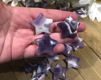 Amethyst Star Shaped Stone Crystal