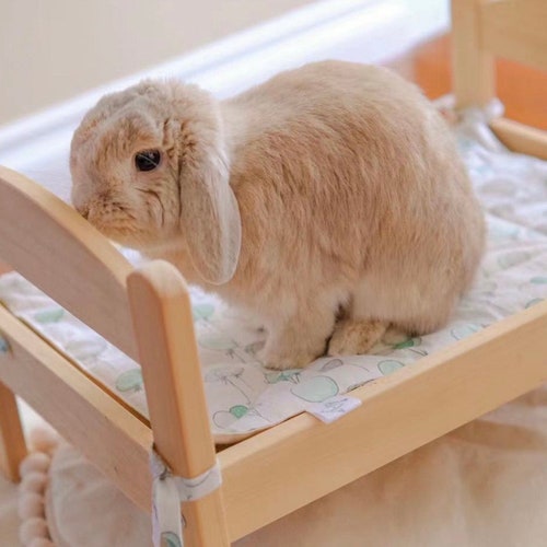 Ikea Duktig Doll Bedding Bunny Rabbit Cat Bed Rabbit Lover Etsy