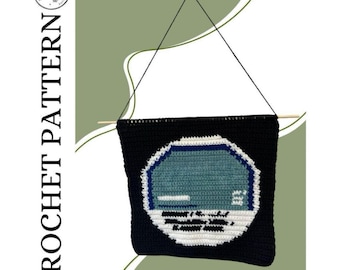 Crochet Snus Nicotine Tapestry Pattern Pdf Crochet Home Decor Simple Graph Tapestry Crochet DIY