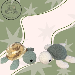 Simple Crochet Amigurumi Turtle pattern Crochet plushie  Diy Gift Idea Beginner Friendly Instant Download Pdf Sea Creature Stuffed Animals