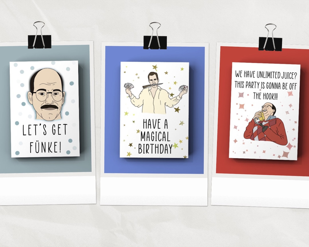 Limited Edition Arrested Development Themed Birthday Cards