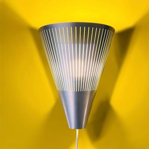 Vintage wall lamp Klyka V 9811 from Ikea from the 90s, silver-colored (metal)