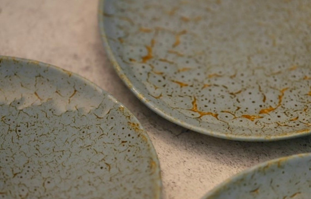 Porcelain Ceramic Handmade Plates Etsy