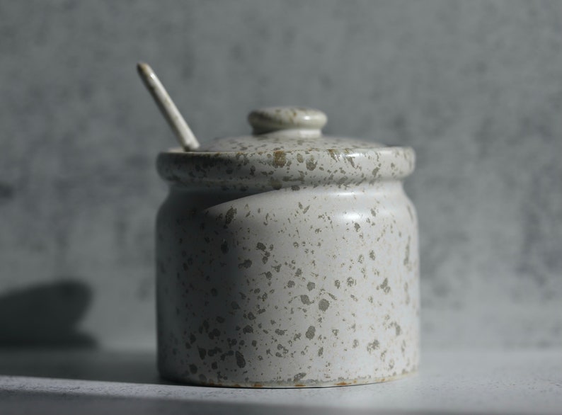 Ceramic Sugar Jar Set of 2