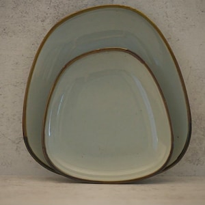 Porcelain Ceramic Set Glazed Plates