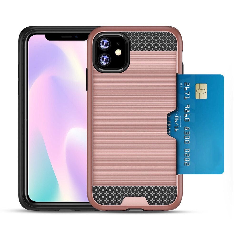 IPhone 11 Card Holder Slot Case Etsy
