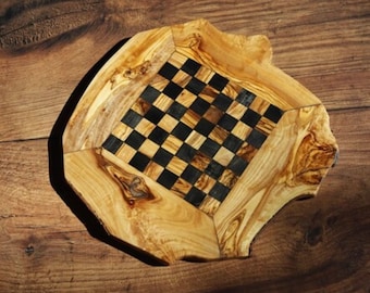 Small Olive Wood Chess Boards