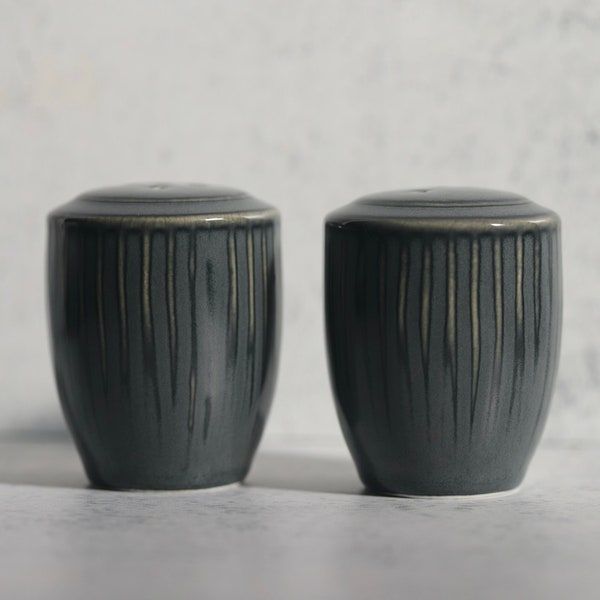 Glazed Porcelain Salt and Pepper Shakers