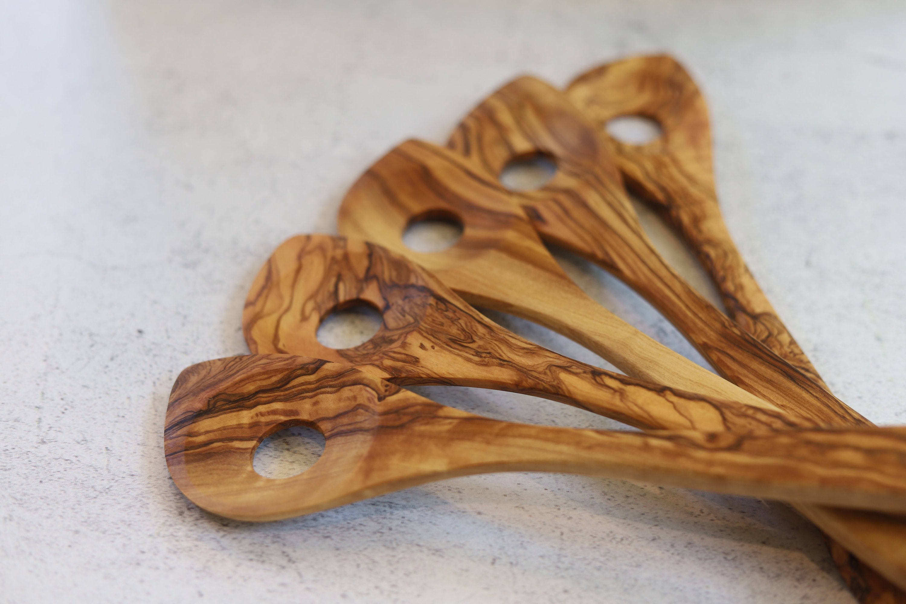 Olive Wood Risotto Sauce Spoon Handmade Etsy