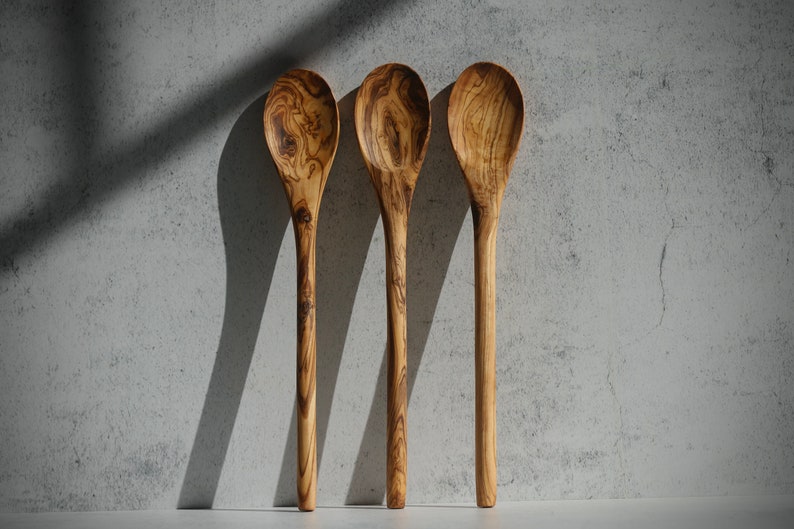 Handmade Olive Wood Cooking Sauce Spoon