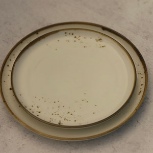 Speckled Round Handmade Plates image 4