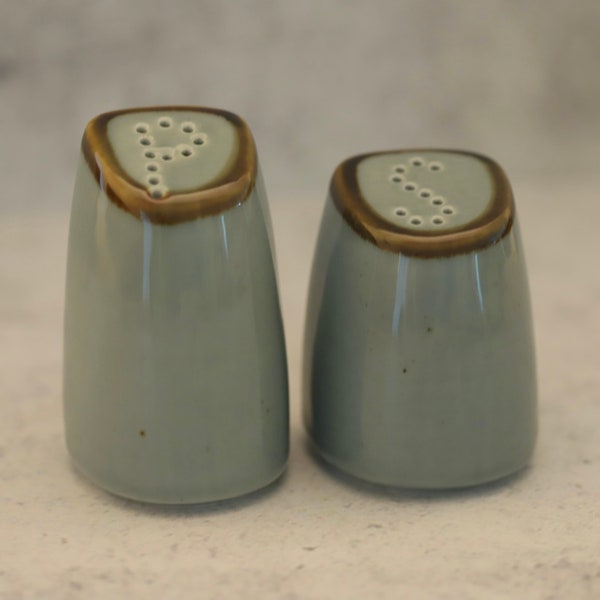 Glazed Ceramic Salt And Pepper Shakers