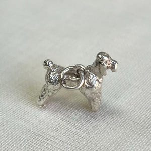 Sterling Silver Poodle Dog Charm Pendant
