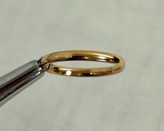 Antique 22ct Yellow Gold Wedding Band, Hallmark Birmingham 1858-59