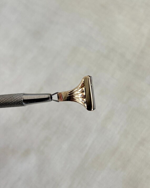 Vintage Rectangular Onyx Panel & Diamond Set 9ct … - image 6