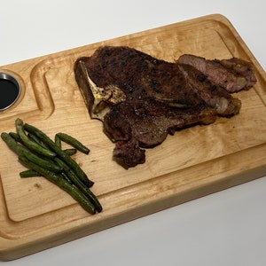 CNC File - Steakboard cut file for BBQ cutting board / serving  board