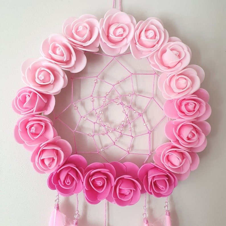 Pink Dream Catcher Cute Dream Catcher Baby Girl Dream Etsy