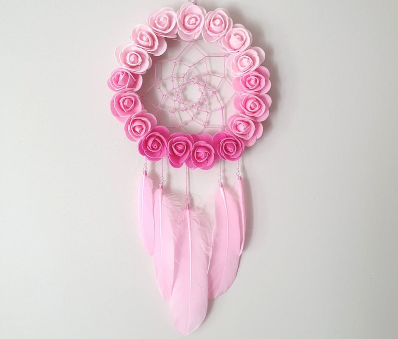 Pink Dream Catcher Cute Dream Catcher Baby Girl Dream Etsy
