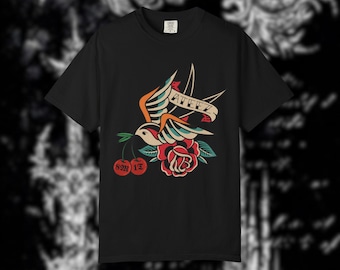 ATEEZ T-shirt met traditionele tattoo-stijl - 8M1T/Eight Makes One Team