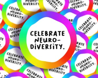 Celebrate Neurodiversity sticker