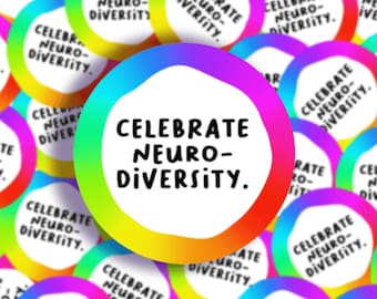 Celebrate Neurodiversity sticker