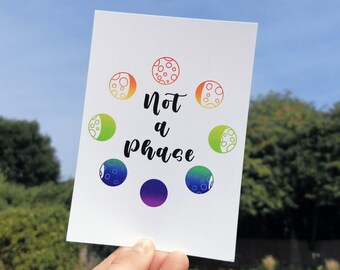 Not a phase Print - LGBTQ+