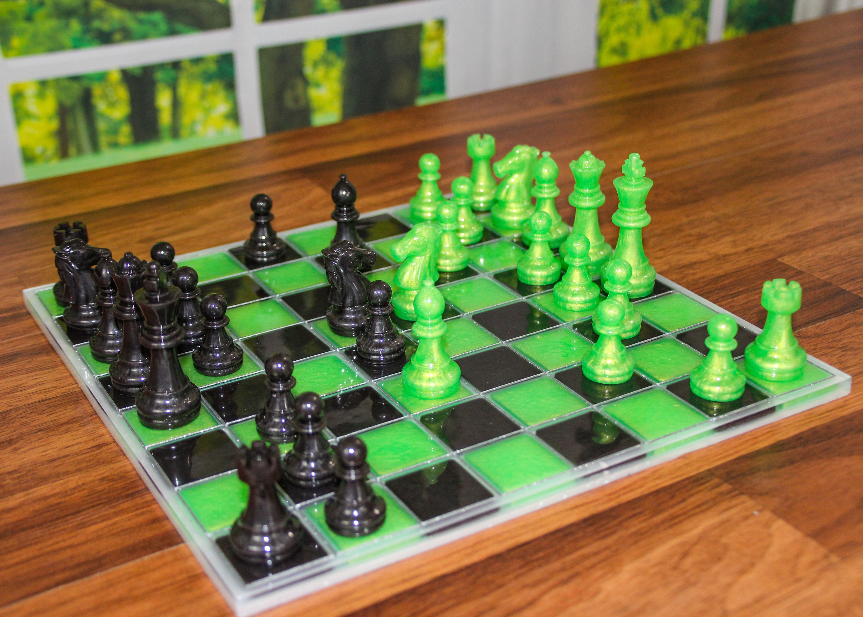 Complete Chess & Checkers Set, CUSTOM - Etsy