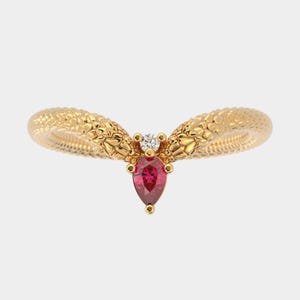 Double Snake Ring,Antique Snake Ring,Wiccan Ring,Wicca Ring,Snake Ring 14k Gold,Dainty Snake Ring,Gothic Wedding Ring,14k Snake Ring