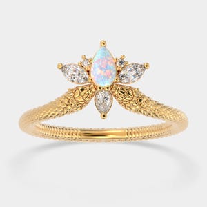 Double Snake Ring,Snake Ring Women,Snake Engagement Ring,Mystical Ring,Dainty Snake Ring,Ouroboros Ring Gold