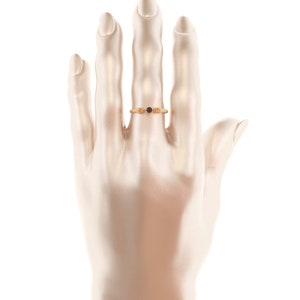 Wicca-ring, Wicca-ring, Häxband, Häxring, Herrormring, 14k guldormring, Boho Goth, Ormförlovningsring bild 3
