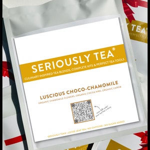 Assorted Loose Leaf ORGANIC TEA | 1oz Jumbo Sample Size or 3oz Refillable White Tea Tin | Choose Your Favorite Blend | No Sugar Added | Tea