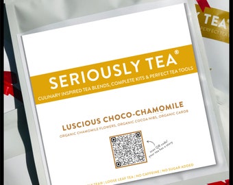 Assorted Loose Leaf ORGANIC TEA | 1oz Jumbo Sample Size or 3oz Refillable White Tea Tin | Choose Your Favorite Blend | No Sugar Added | Tea