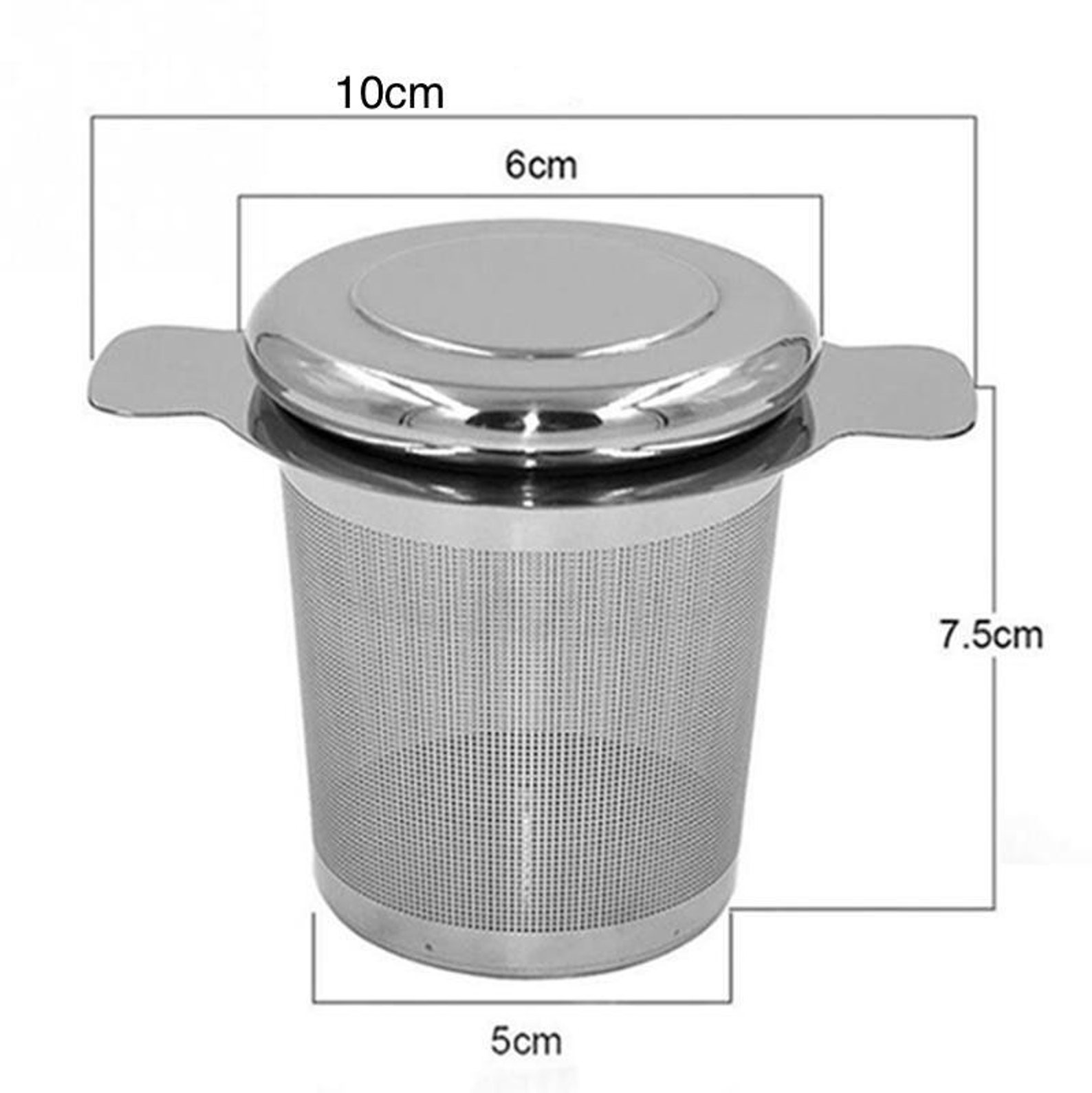 PERFECT Tea Strainer Lid Stainless Steel Rustproof Etsy