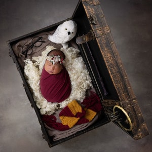 Newborn Digital Backdrop - School Of Magic Background