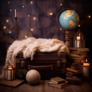 Newborn Digital Backdrop - Magical Bedroom
