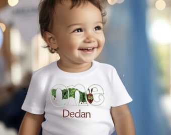 Hungry Caterpillar First Birthday Shirt: Personalized Cake Smash Outfit