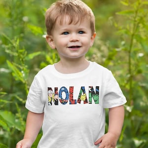 Personalized Superhero Birthday Shirt: Custom Name Tee, Soft Jersey Knit