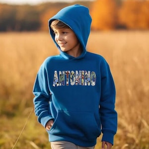 Boys superhero hoodie clearance