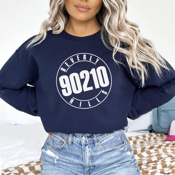 Beverly Hills 90210 Themed Crew Neck Sweatshirt for Women Mother s Day Gift for Mom 90 s TV Show Sweatshirt Teen Drama Tee