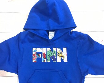 boys marvel sweatshirt
